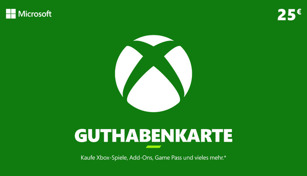 Xbox-Geschenkkarte 25€ - Deutschland - kaufen Günstige Gamekeys